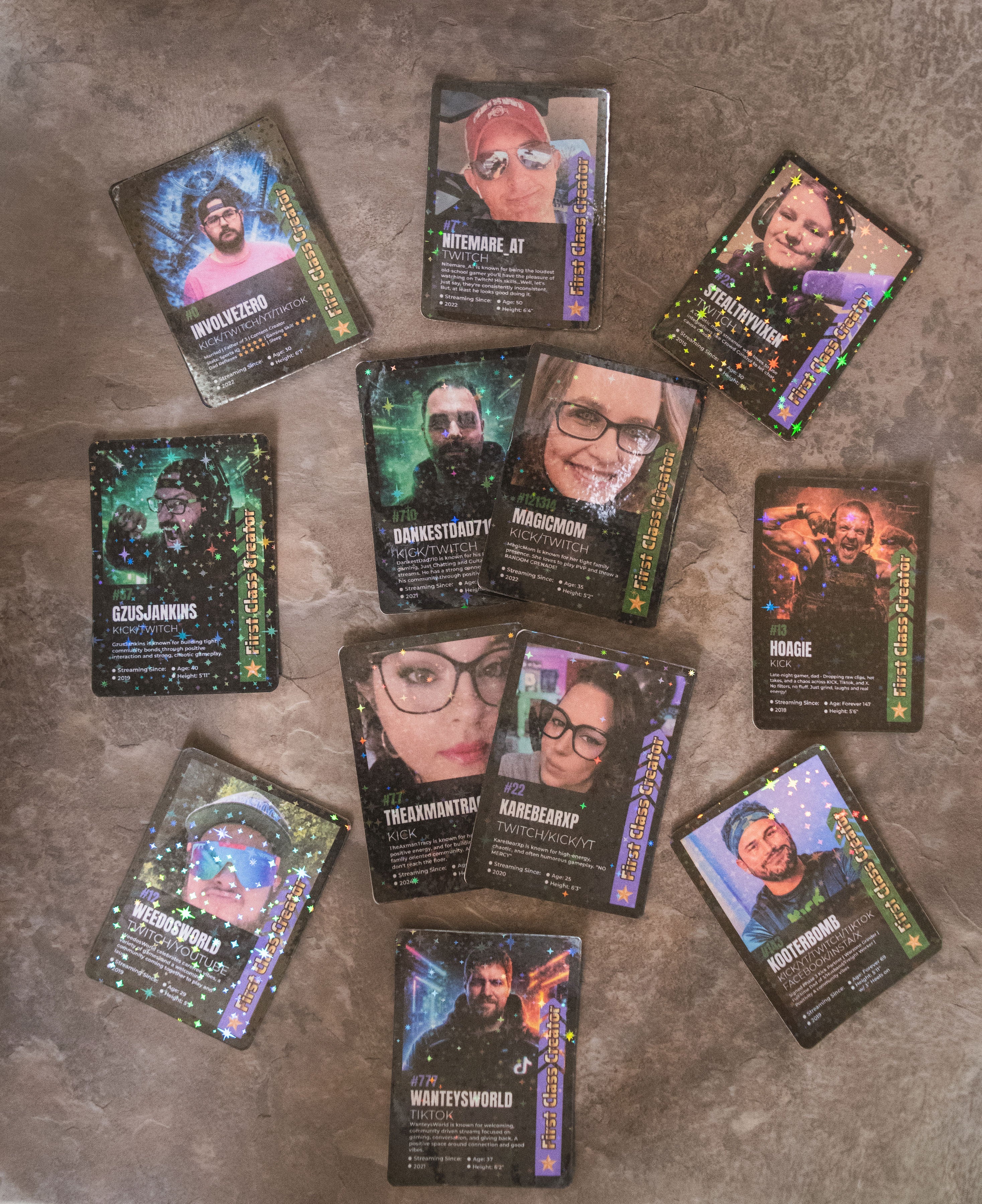 Custom Trading Cards & Packs
