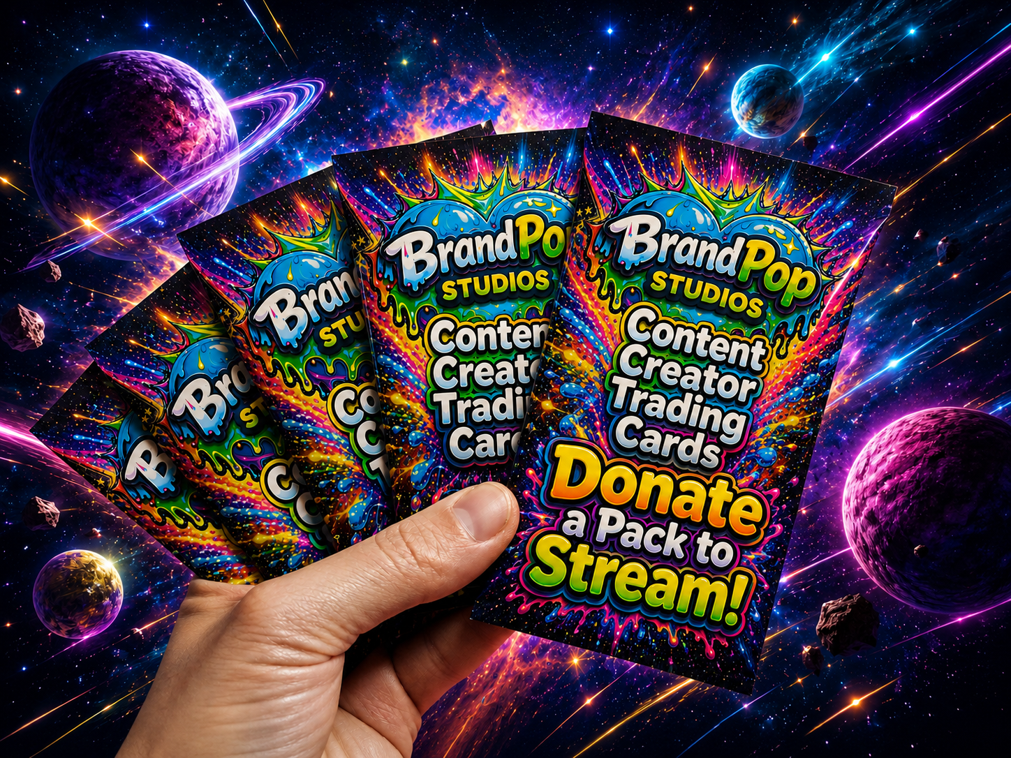 Donate a Pack to the BrandPop Stream!