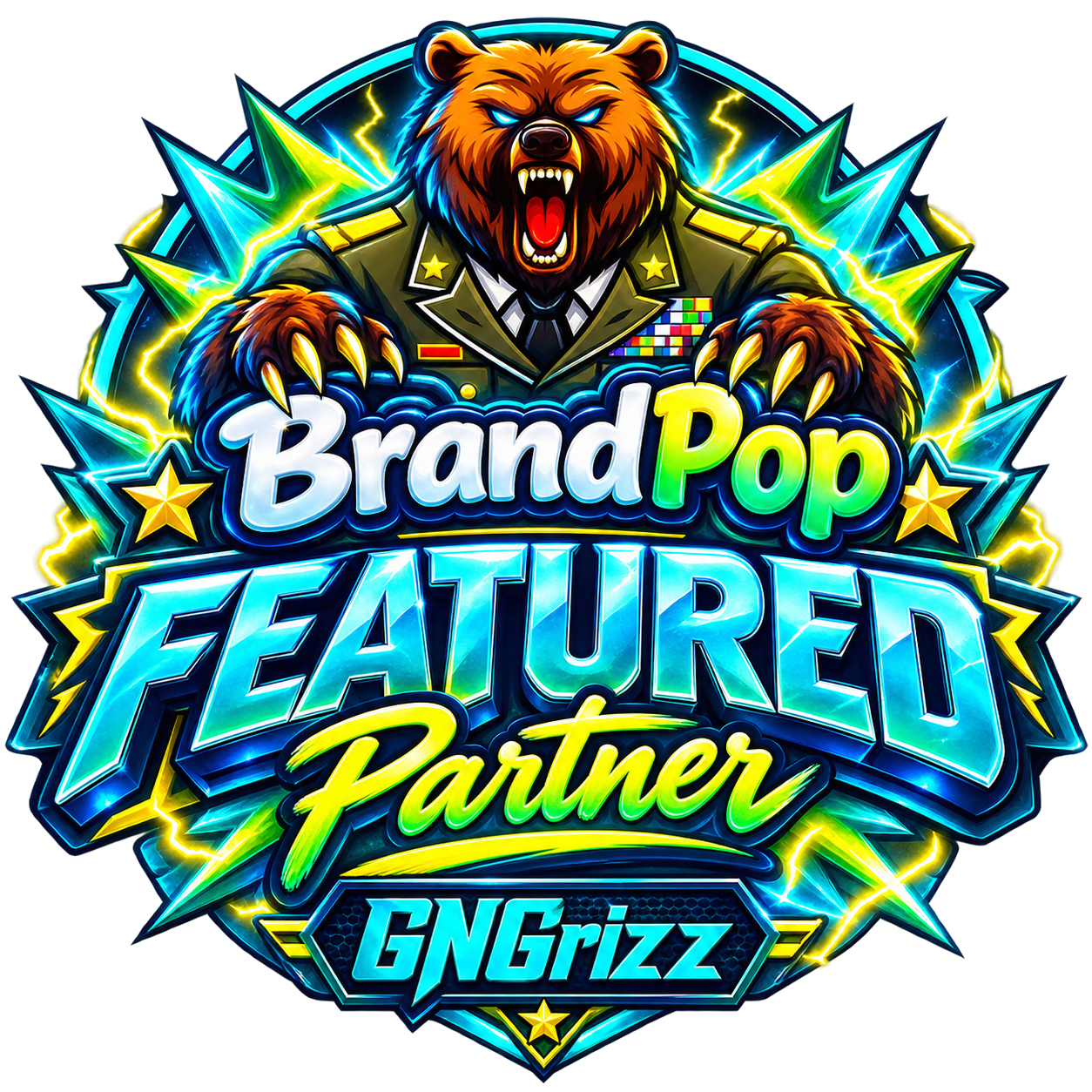 GNGrizz Feature Partner Stickers