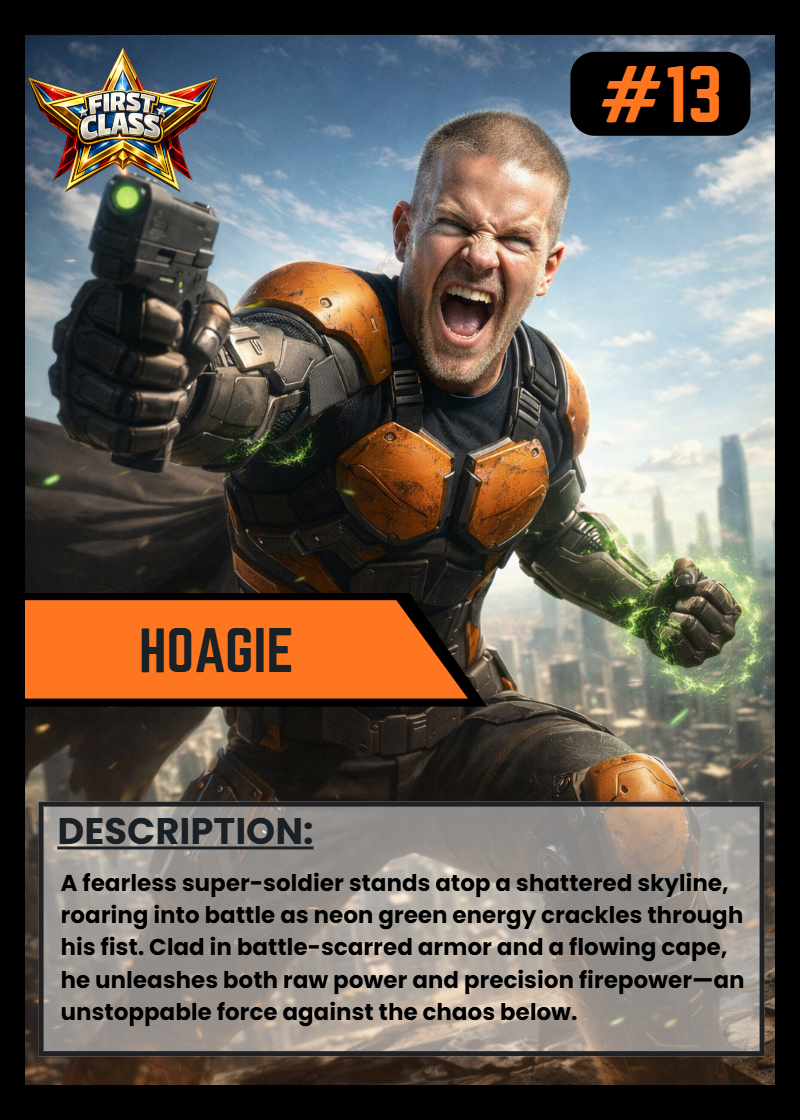 Custom SuperHero/Villian Card 3pk