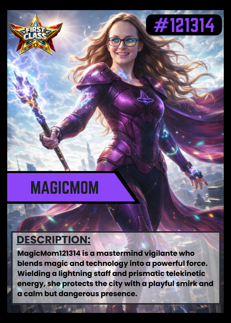 Custom SuperHero/Villian Card 3pk
