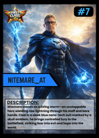 Custom SuperHero/Villian Card 3pk